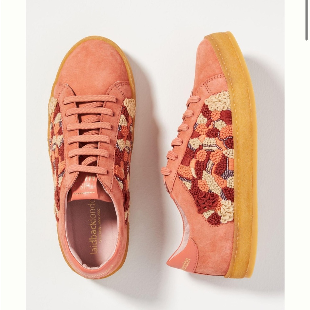 BNIB Laidback London Patchwork Sneakers